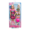 Barbie Pink Passport Italy Doll Set With Clothes & Travel Accessories, Includes Blonde Doll & Food Pieces