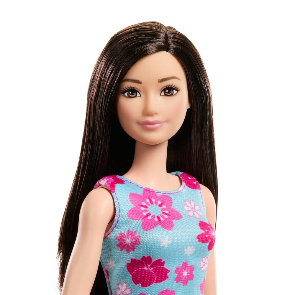 Barbie Pink Passport Japan Café Playset with Fashion Doll in Dress & Shoes, Furniture & Accessories, Including Tea Set & Sushi