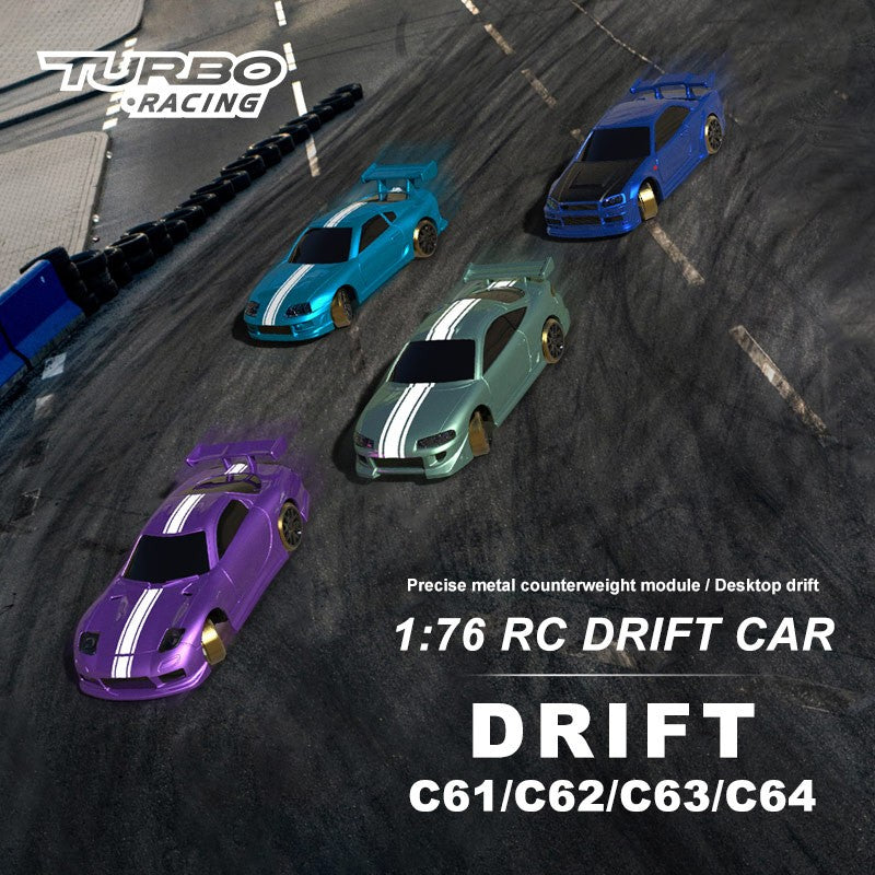Turbo Racing  RC Drift Vehicle 1:76 RC Mini